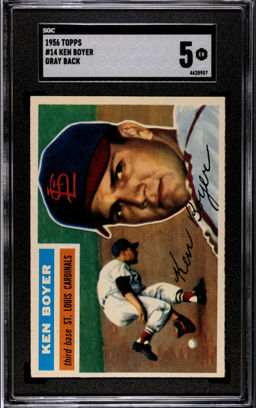 1956 Topps Ken Boyer SGC 5 