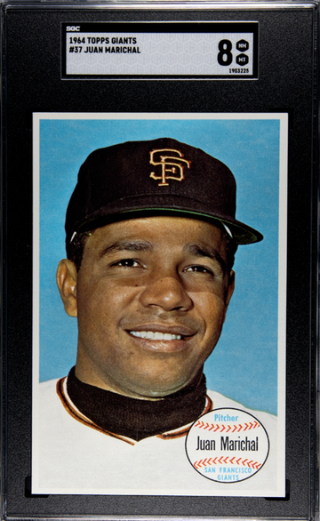 1964 Topps Giants Juan Marichal SGC 8