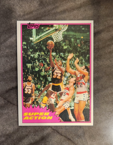 1981 Topps #109 Magic Johnson Super Action 