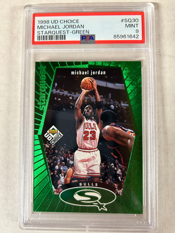 1998 UD Choice #SQ30 Michael Jordan Starquest Green