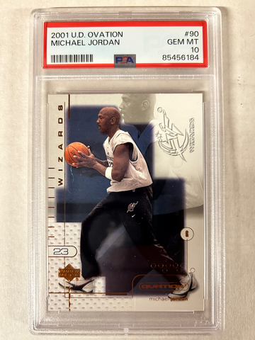 2001 Upper Deck Ovation #90 Michael Jordan PSA 10 Gem Mint