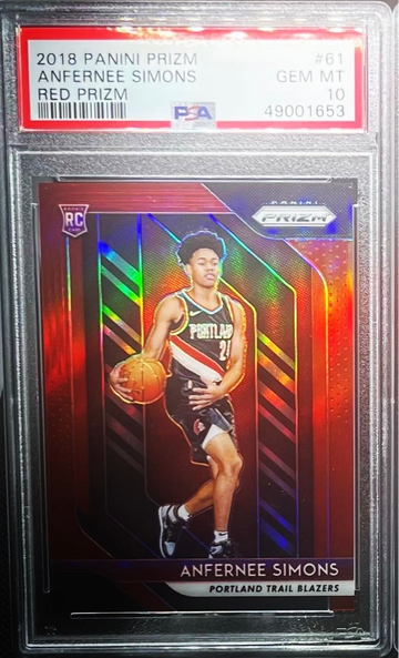 Anfernee Simons Prizm Red /299 RC