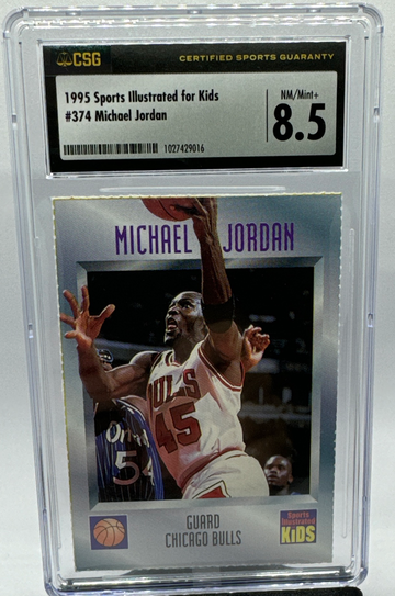 Michael Jordan 1995 Sports Illustrated for Kids #374 SI CSG 8.5