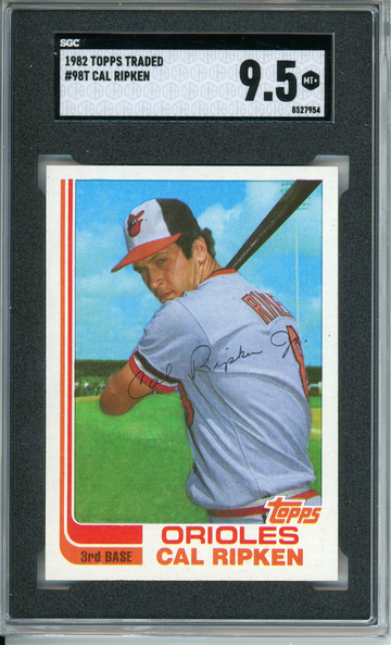 1982 Topps Traded #98T Cal Ripken Jr. RC SGC 9.5 MINT+