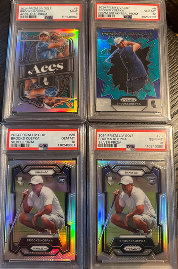 Brooks Koepka Prizm PSA Lot x4
