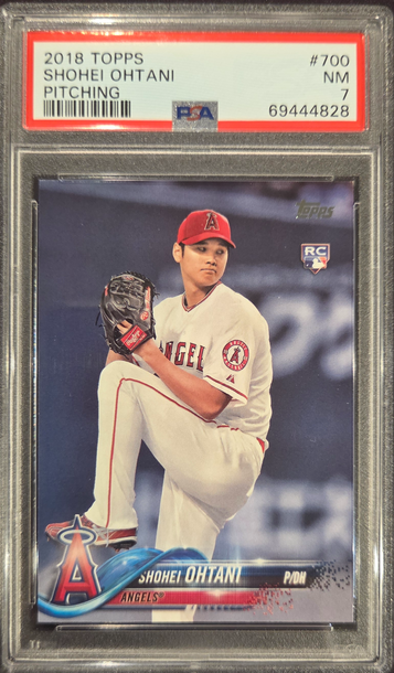 2018 Topps Shohei Ohtani Pitching PSA 7