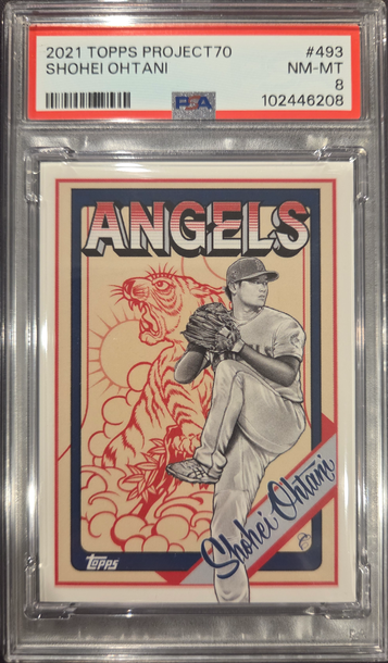 2021 Topps Project 70 Shohei Ohtani PSA 8