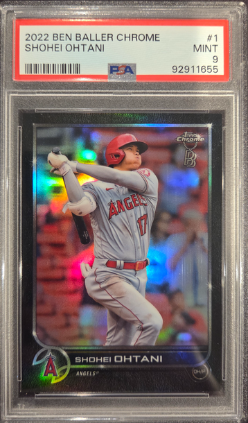 2022 Ben Baller Chrome Shohei Ohtani PSA 9