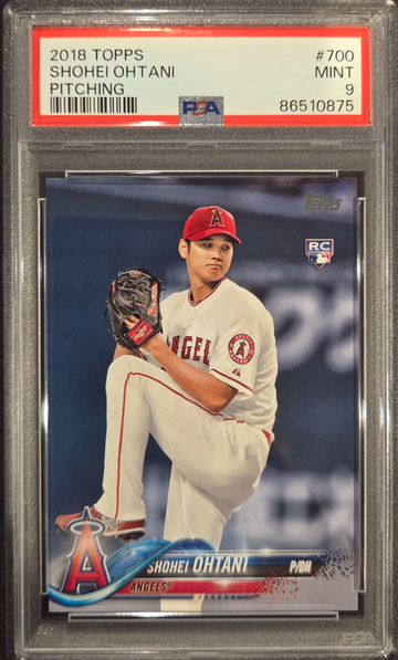 2018 Topps Shohei Ohtani Pitching PSA 9