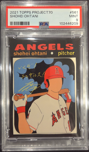 2021 Topps Project 70 Shohei Ohtani PSA 9