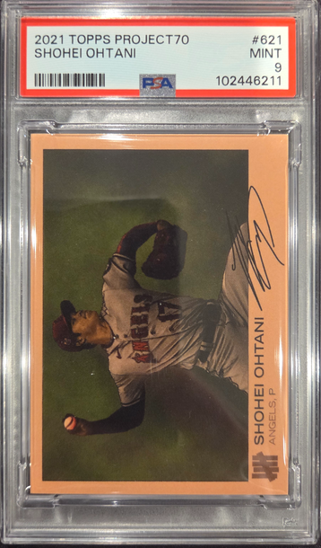 2021 Topps Project 70 Shohei Ohtani PSA 9