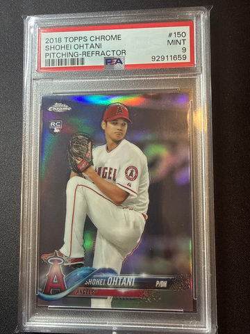2018 Topps Chrome Shohei Ohtani Pitching-Refractor