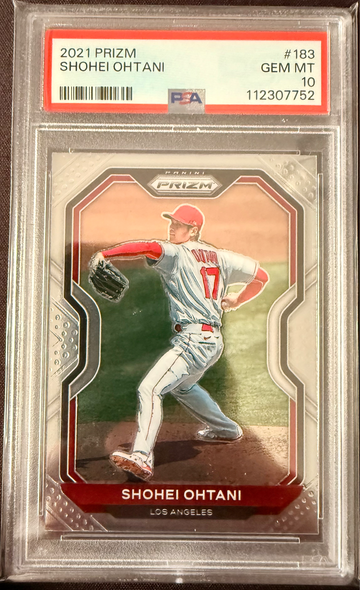 2021 Prizm Shohei Ohtani PSA 10