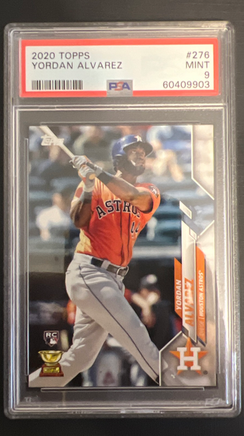 2020 Topps Yordan Alvarez Rookie PSA 9