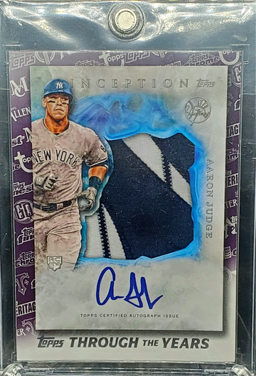 Topps Through the Years Aaron Judge Inception RC RP