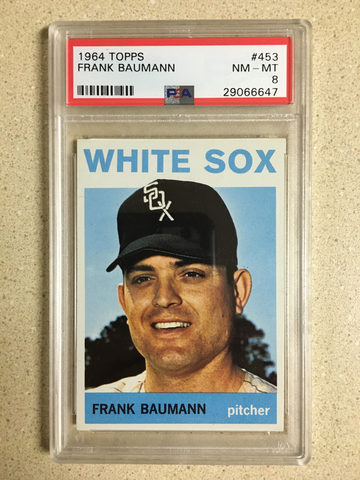 1964 Topps #453 Frank Baumann PSA 8 NM-MT WHITE SOX
