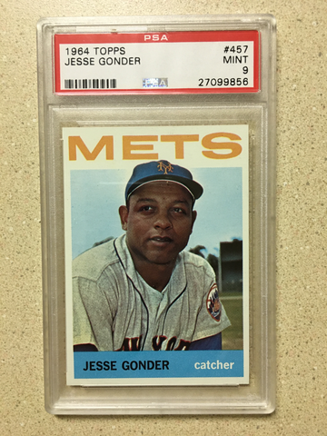 1964 Topps #457 Jesse Gonder PSA 9 MINT METS
