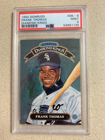 1992 Donruss Diamond Kings #DK-8 Frank Thomas PSA 9 MINT WHITE SOX HOF