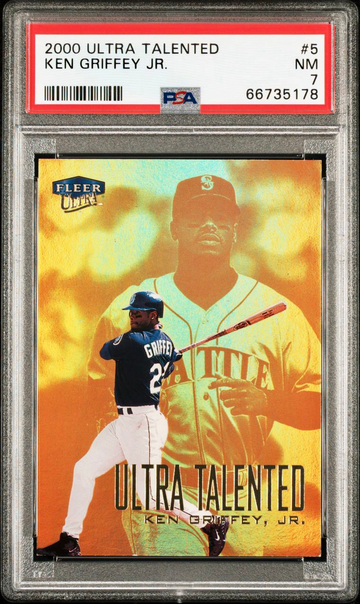 2000 Fleer Ultra Ken Griffey Jr Talented #/99 PSA 7