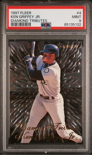 1997 Fleer Diamond Tribute #4 KEN GRIFFEY JR. PSA 9 1:3456 PACKS SSP