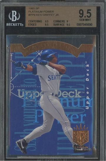 1993 SP Platinum Power Ken Griffey Jr. Seattle Mariners BGS 9.5 GEM 1st Die-Cut 