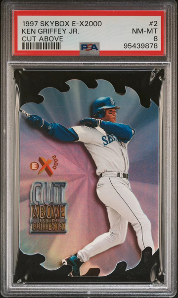 1997 Skybox E-X2000 Cut Above Ken Griffey Jr PSA 8 1:721 SSP 🔥