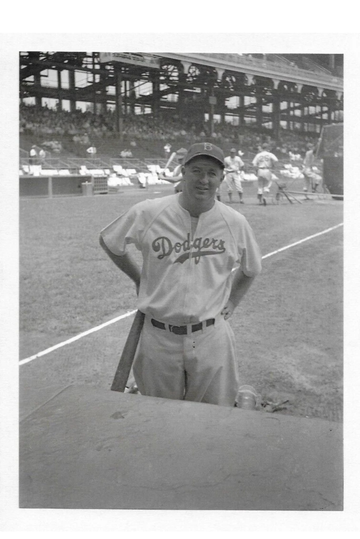1940 Brooklyn Dodgers Photo of Joe Gallagher at Ebbetts Field 