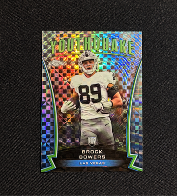Brock Bowers - 2024 Topps Chrome RC YouthQuake Xfractor