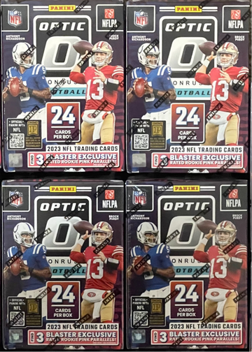 2023 NFL Optic Blaster Lot of 4