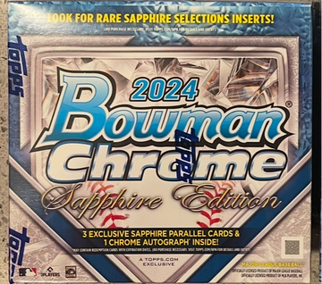 2024 Bowman Chrome Sapphire Hobby Box