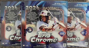 2024 Topps Chrome Update Mega Box Lot of 3