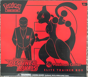 Pokemon Destined Rivals Pokemon Center Exclusive ETB Elite Trainer Box Sealed