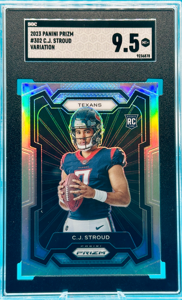 2023 Panini Prizm CJ Stroud (RC) #302 Silver Variation Rookie / SGC 9.5