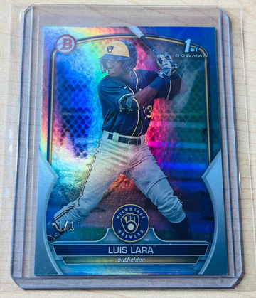 2023 Bowman Luis Lara Platinum Border True 1/1