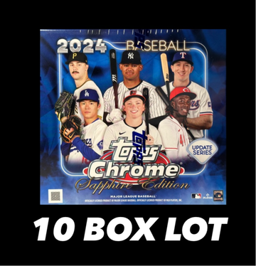 (10) BOX LOT - 2024 Topps Chrome Update Sapphire Edition