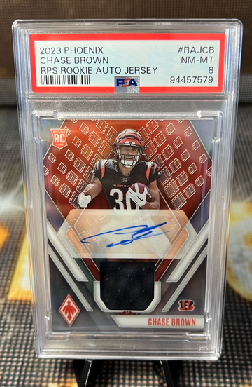 2023 Phoenix /299 #RAJCB Chase Brown RPA PSA 8