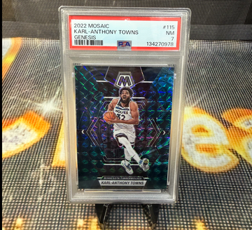 2022 Mosaic Genesis #115 Karl Anthony Towns PSA 7