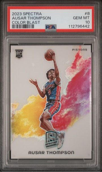 2023 Spectra Ausar Thompson Color Blast RC PSA 10