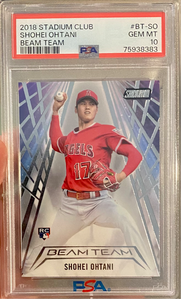 2018 Topps Stadium Club Shohei Ohtani BEAM TEAM Rookie RC (PSA 10)
