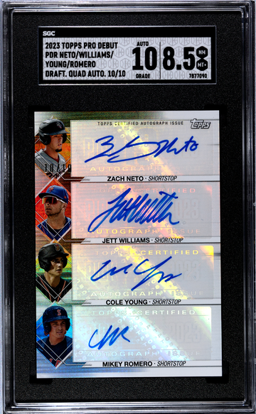 2023 Tops Pro Debut Neto/Williams/Young/Romero 10/10
