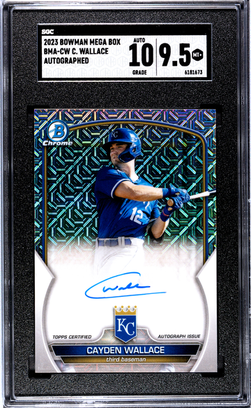 2023 Bowman Mega Box Cayden Wallace Auto