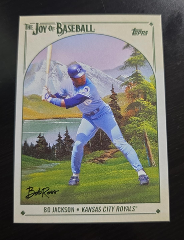 2023 Topps X Bob Ross The Joy of Baseball - Bo Jackson #15