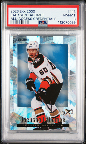 2023 E-X 2000 JACKSON LACOMBE ALL-ACCESS CREDENTIALS PSA 8