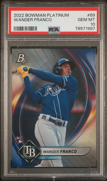 2022 Bowman Platinum Wander Franco #69 PSA 10
