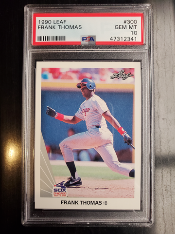 1990 Leaf Frank Thomas PSA 10