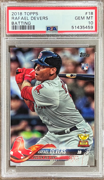 2018 Topps #18 Rafael Devers PSA 10