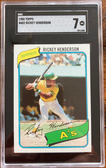 1980 Topps Rickey Henderson SGC 7