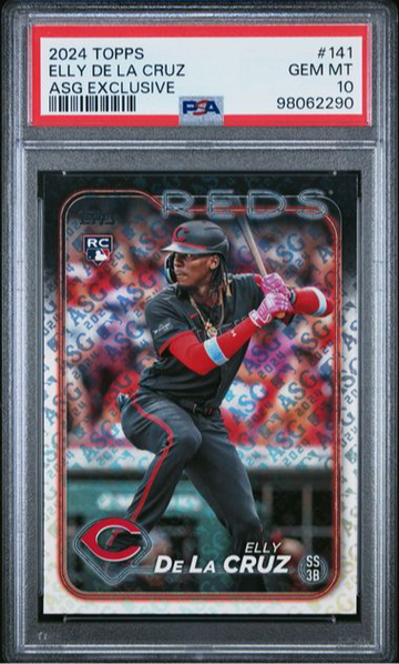 2024 Topps Elly De La Cruz All Star Game Foil PSA 10