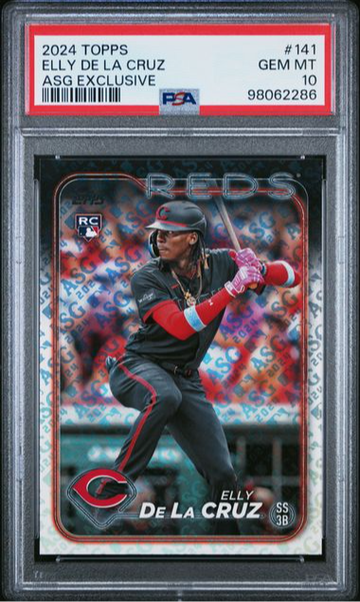 2024 Topps Elly De La Cruz All Star Game Foil PSA 10