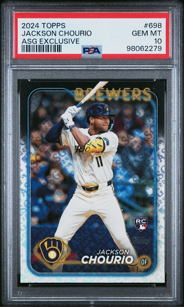 2024 Topps Jackson Chourio All Star Game Foil PSA 10